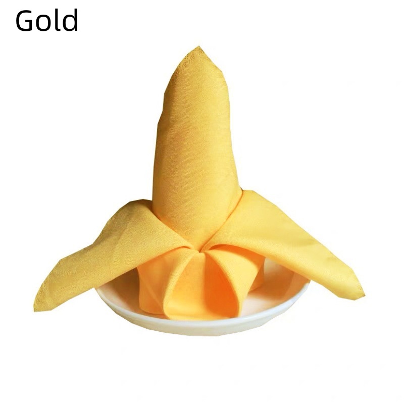 1/3/6/12PCS Polyester Plain Fabric Napkins For Wedding Table Dinner 48x48cm - Picture 23 of 41