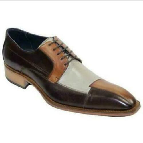 Para Hombres Multicolor Con Cordones Oxford Vestido Formal Informal Fiesta Moda Zapatos Talla Grande - Imagen 20 de 25