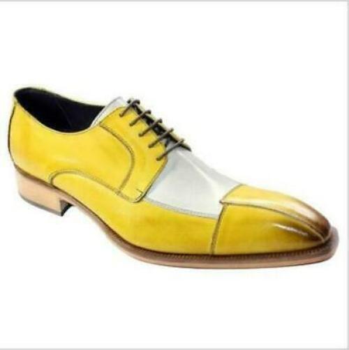 Para Hombres Multicolor Con Cordones Oxford Vestido Formal Informal Fiesta Moda Zapatos Talla Grande - Imagen 23 de 25