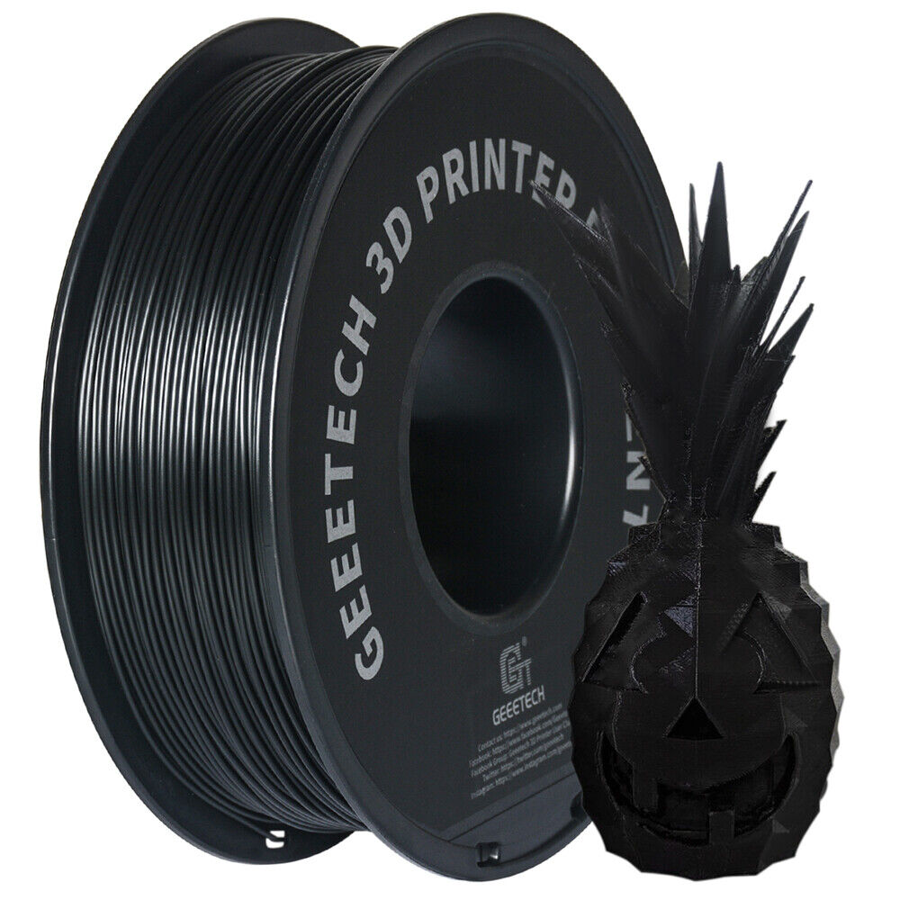 GEEETECH 3D Printer Filament PLA 1kg/Roll 1.75mm Consumables Regular Black+White