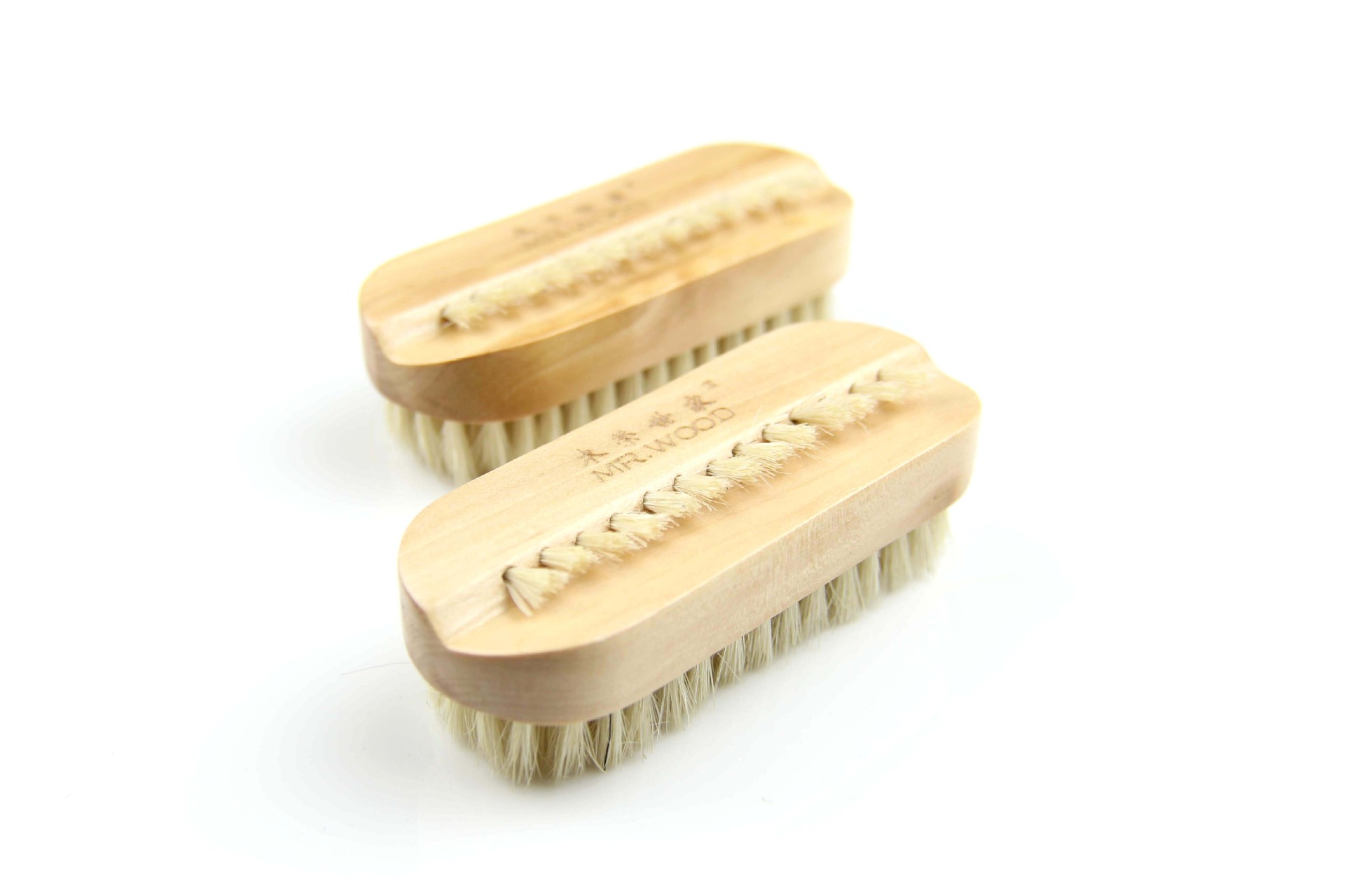 Hot selling double-sided natural hair nail brush, wooden scrub cleaning brush - Picture 11 of 12