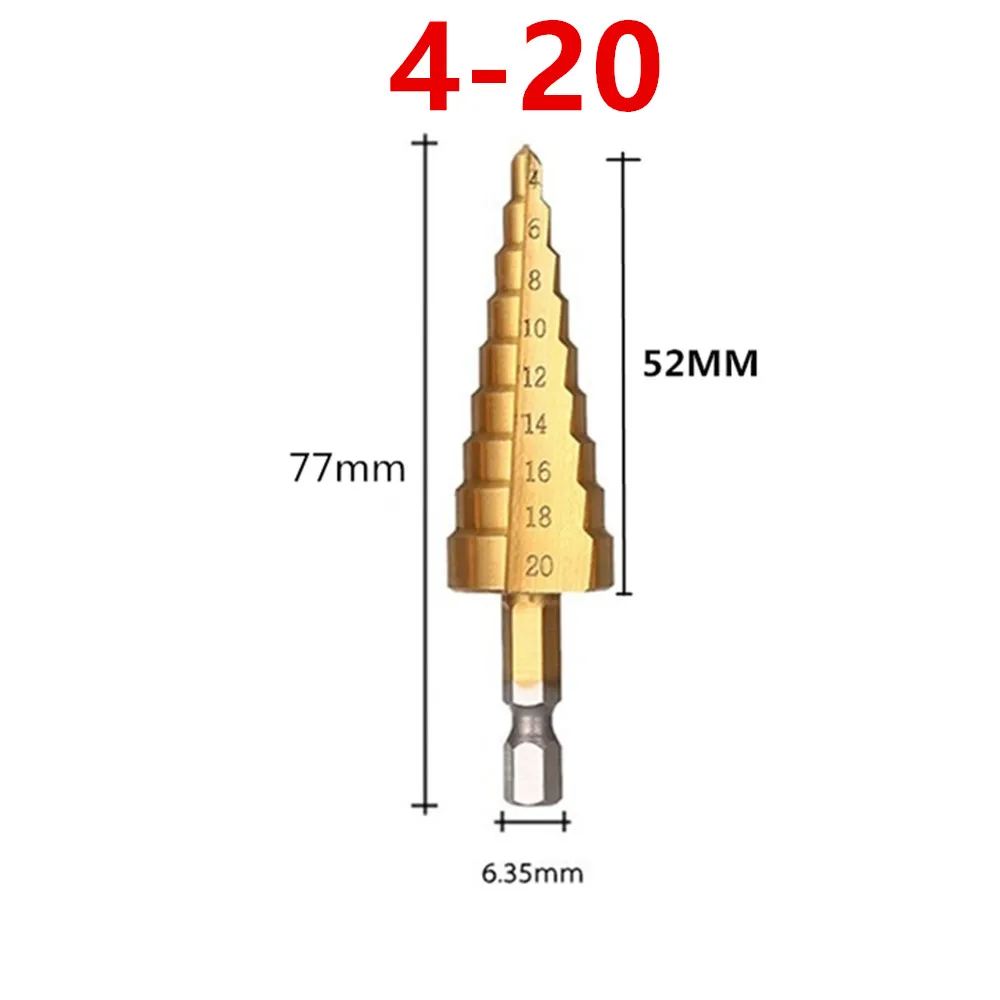 HSS Straight Groove Step Drill Bit Set Titanium Coated Core Drill Bit Set - Bild 24 von 28