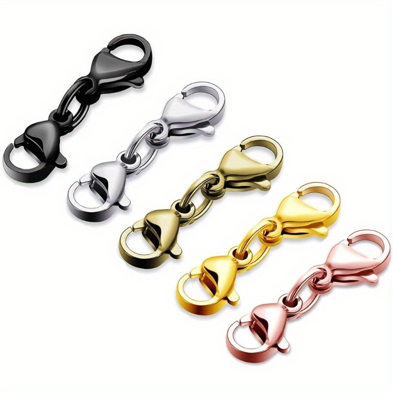 Double Lobster Clasp Extender Claw Connector for DIY Bracelet Necklace Chains - Picture 16 of 16