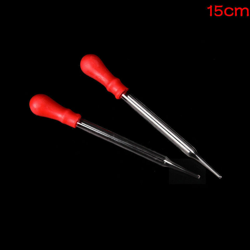 Set of 5 Laboratory Glass Pipettes with Red Rubber Caps 9-20cm - Picture 17 of 20