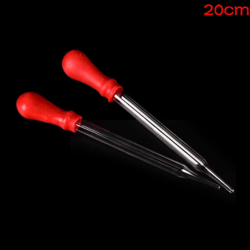 Set of 5 Laboratory Glass Pipettes with Red Rubber Caps 9-20cm - Picture 20 of 20