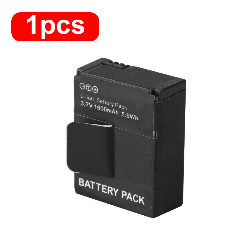 Batteria 1/2/3/4 pz 1600 mAh AHDBT-301 AHDBT-201 per GoPro Hero 3 HD - Foto 8 di 11
