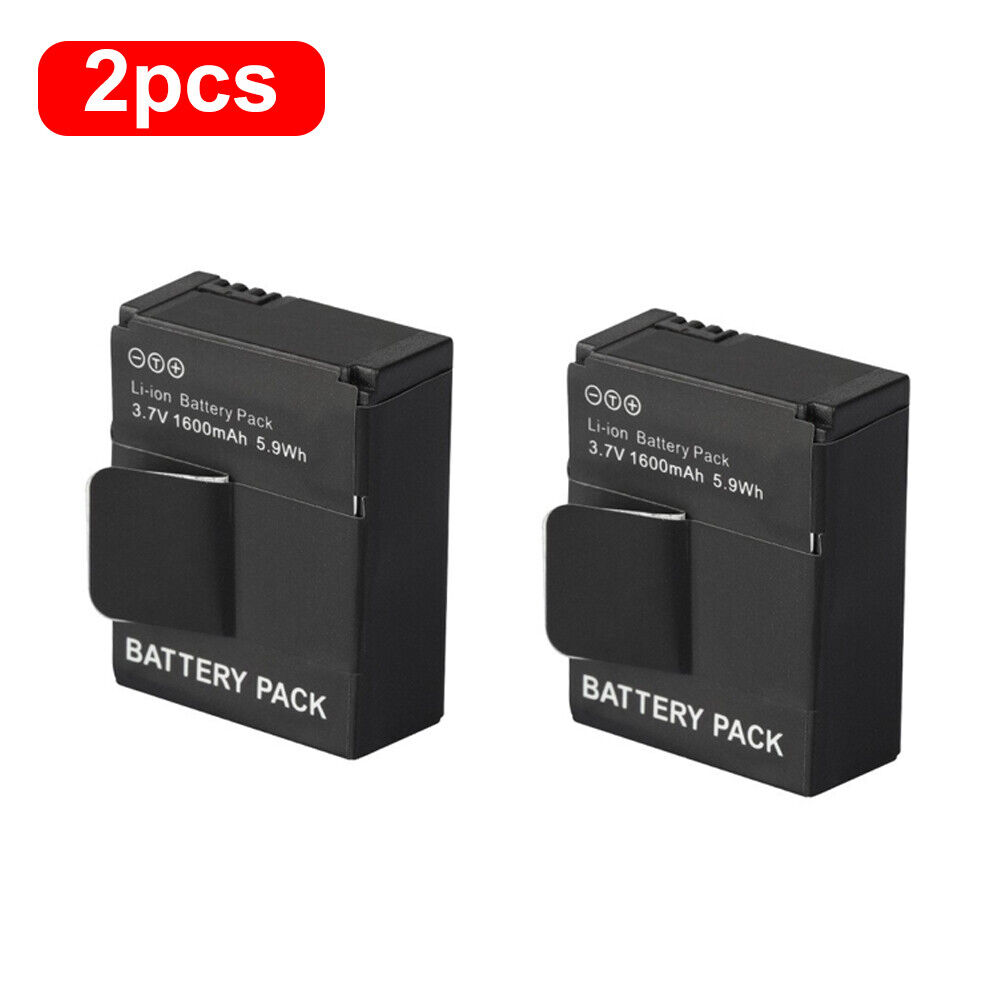 Batteria 1/2/3/4 pz 1600 mAh AHDBT-301 AHDBT-201 per GoPro Hero 3 HD - Foto 9 di 11