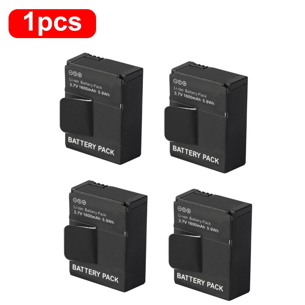 Batteria 1/2/3/4 pz 1600 mAh AHDBT-301 AHDBT-201 per GoPro Hero 3 HD - Foto 11 di 11