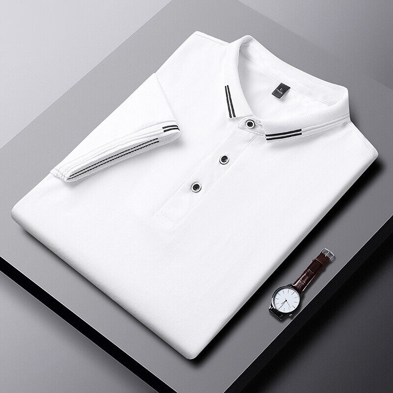 Hot Selling Herren POLOSHIRT Sommer kurzärmelig Revers atmungsaktiv T-Shirt - Bild 18 von 21