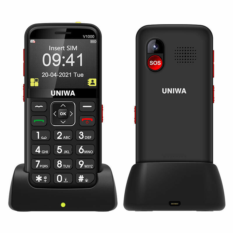Unlocked UNWIA 4G LTE Mobile Cell Phone Big Button SOS Keyboard For Elderly - 第 20/21 張圖片