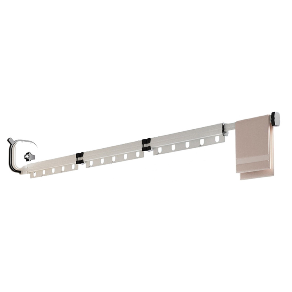 Suction Cup Folding Clothing Rack Retractable Aluminium Clothing Drying Shelf - Picture 17 of 17