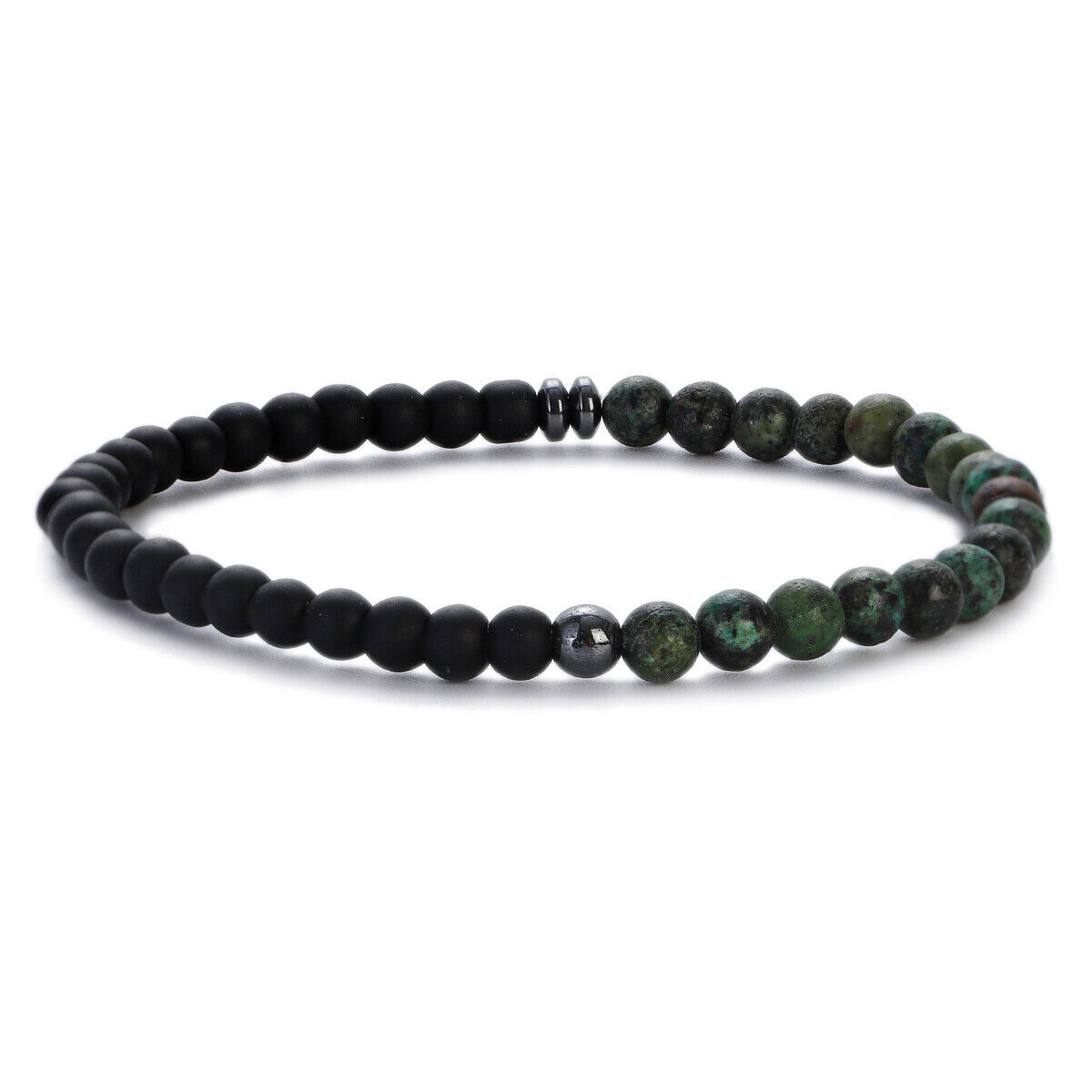 Natural 4mm Stone Stretch Bracelet Gemstone Healing Crystal Elastic Bracelets