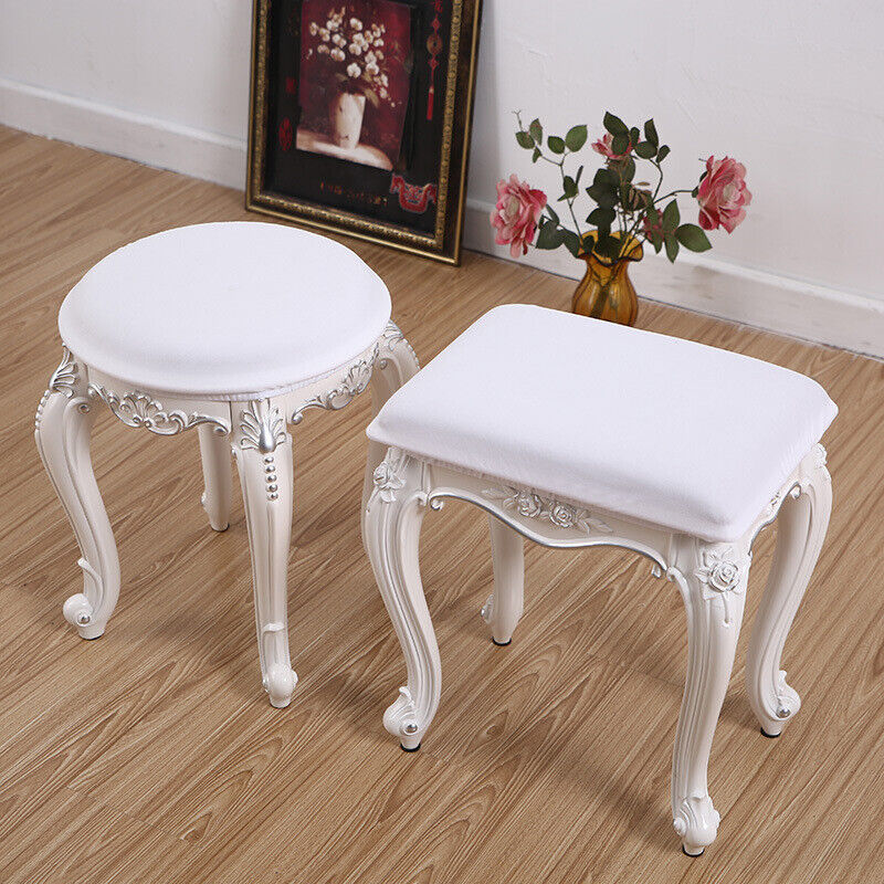 Round Rectangle Bar Stool Cover Round Stool Cushion Cover Elastic Seat Covers - Picture 13 of 21