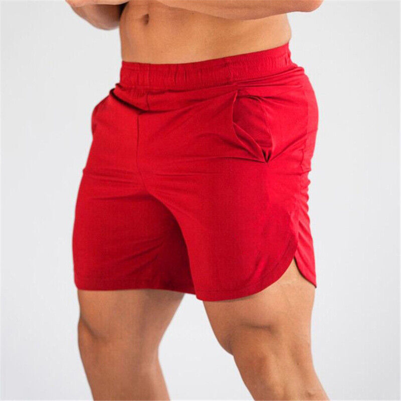 Men Running Shorts Quick Dry Casual Basketball Training Breathable Sweatpants - Picture 15 of 16