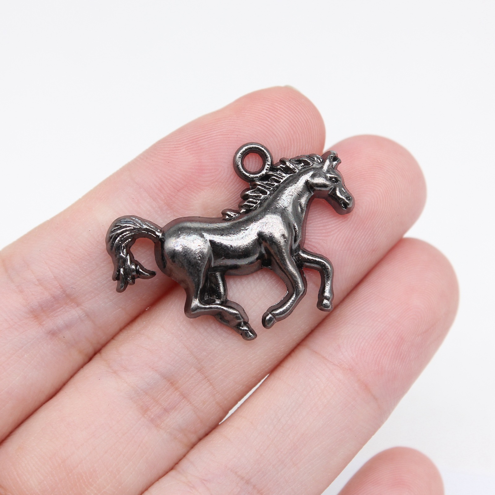 36 piezas dijes de caballo enchapados en bronce multicolor 30X22 mm hágalo usted mismo fabricación de joyas L16101 - Imagen 11 de 13