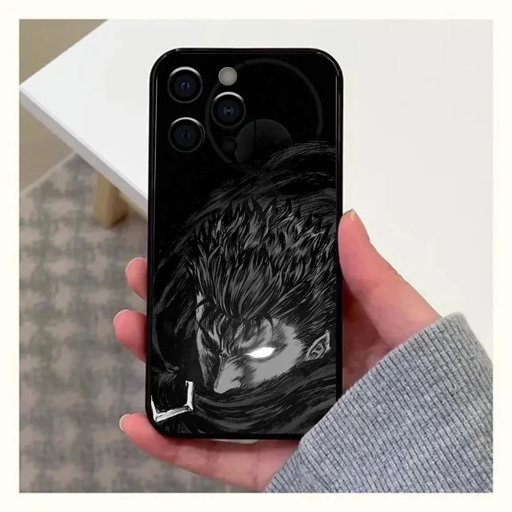 Anime Berserk Guts Case for iPhone 14 13 12 11 Pro Max 13 12 Mini XR X 8 7 Cover - Picture 25 of 29