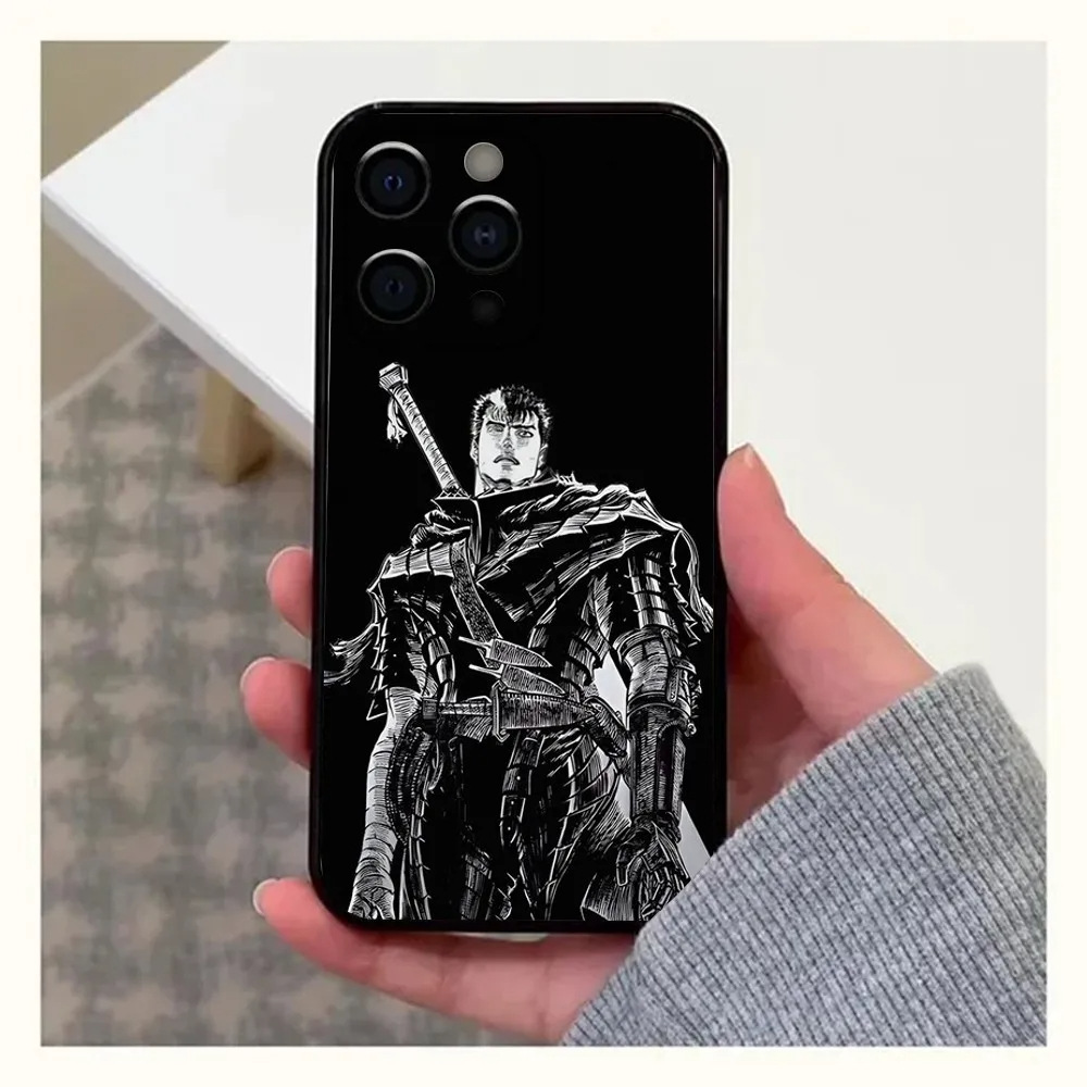 Anime Berserk Guts Case for iPhone 14 13 12 11 Pro Max 13 12 Mini XR X 8 7 Cover - Picture 26 of 29