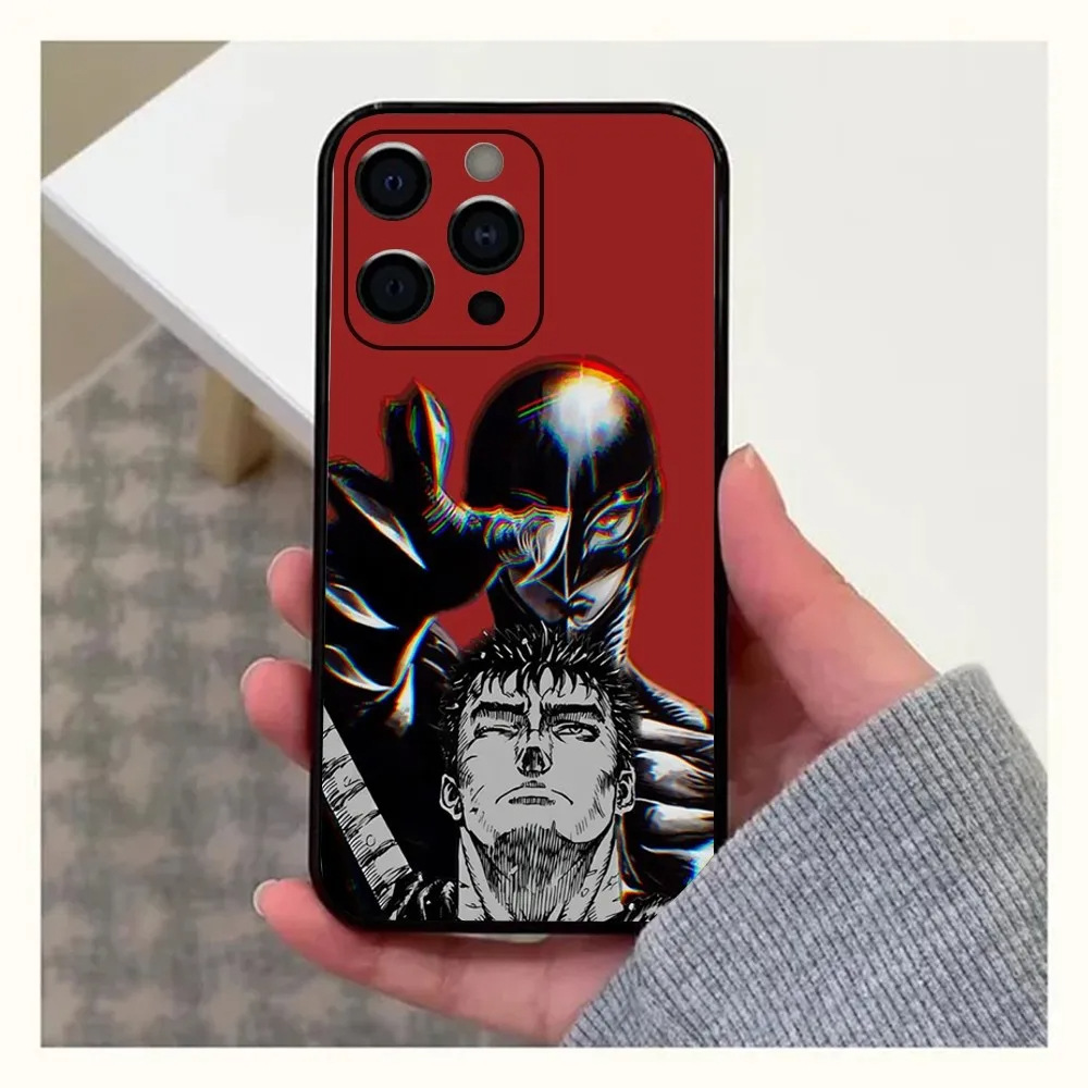 Anime Berserk Guts Case for iPhone 14 13 12 11 Pro Max 13 12 Mini XR X 8 7 Cover - Picture 27 of 29