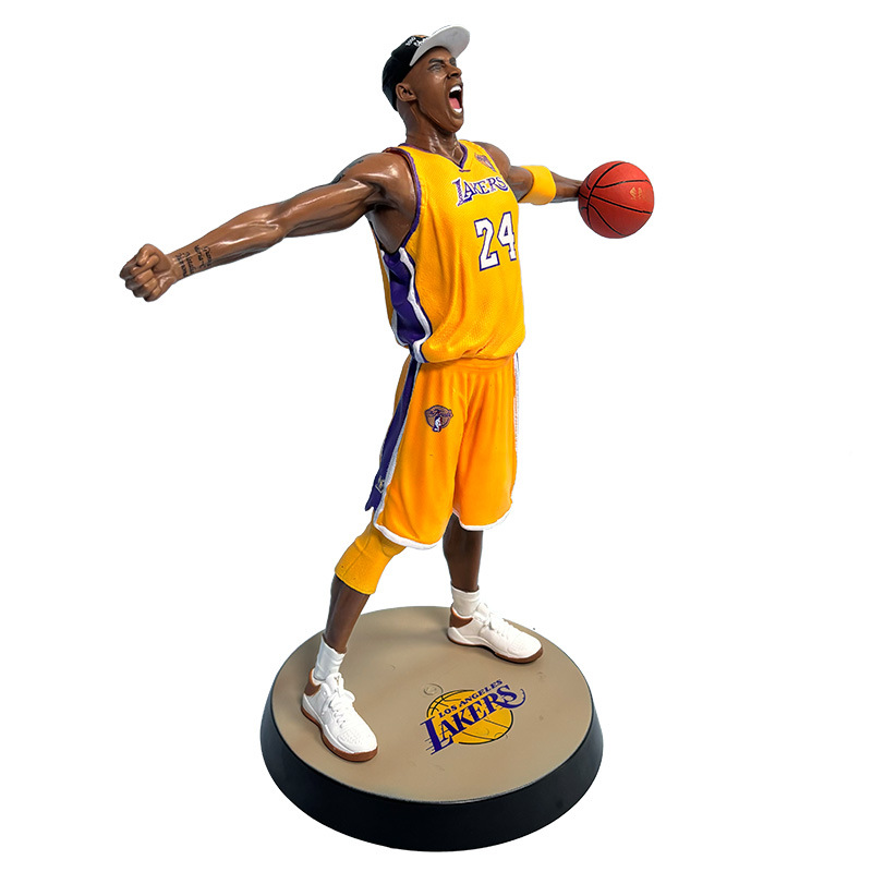 New Basketball Star Lakers Kobe Bryant Roars 33cm PVC Character Statue Box Gift - Picture 13 of 14