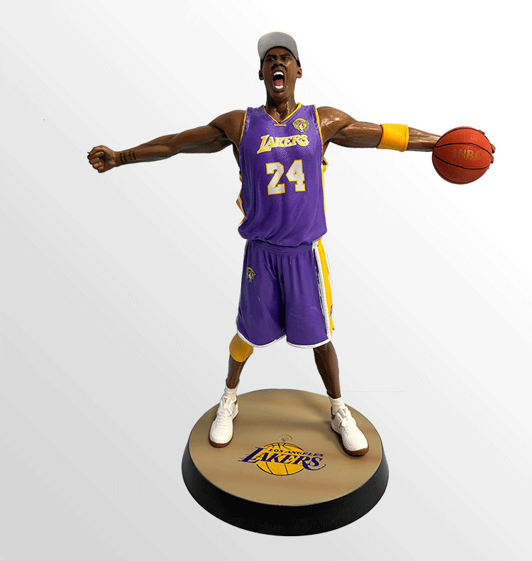 New Basketball Star Lakers Kobe Bryant Roars 33cm PVC Character Statue Box Gift - Picture 14 of 14