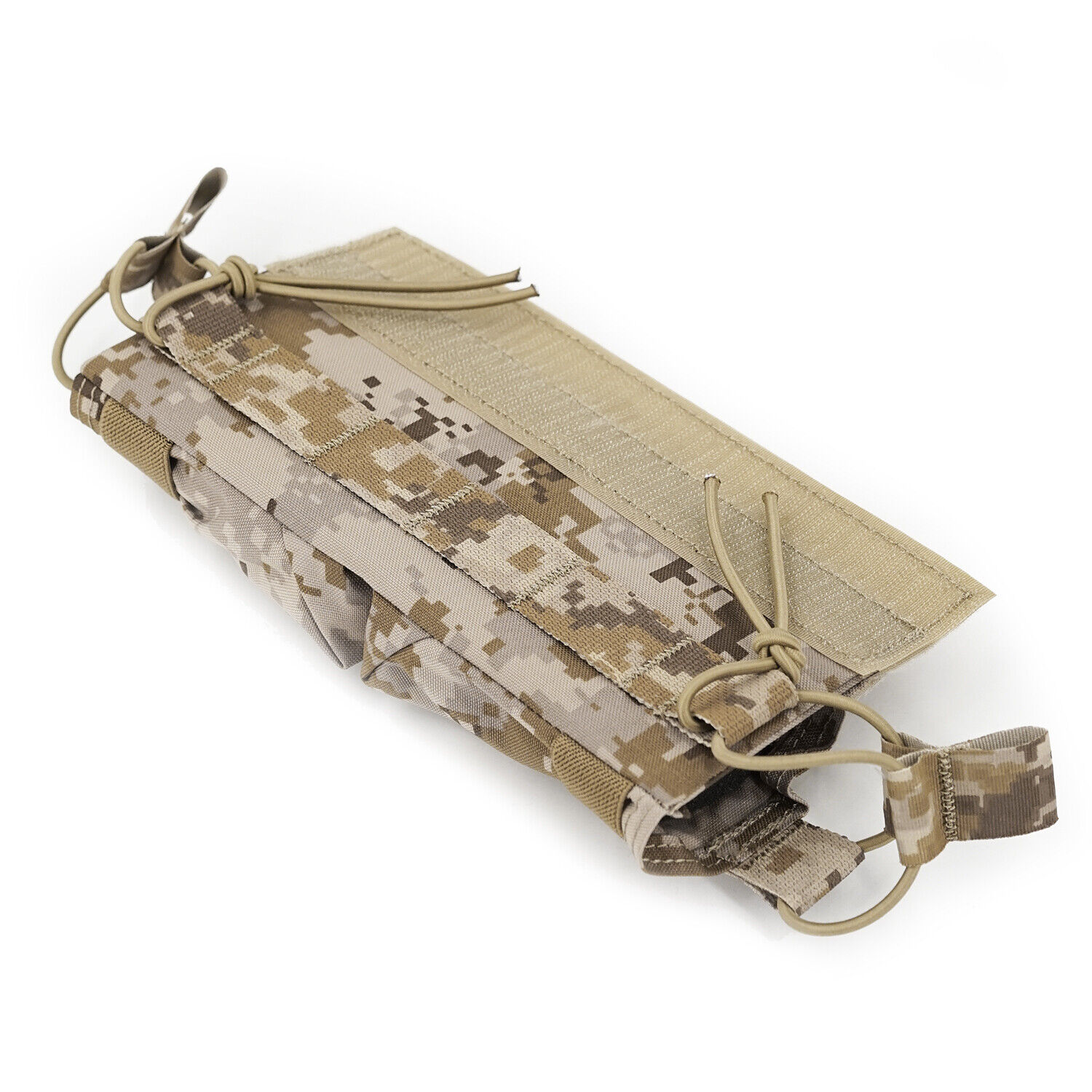 Tactical Side-Pull Mag Pouch Magazine Pull Hook & Loop Combat Gear Tool Bag - Picture 14 of 15