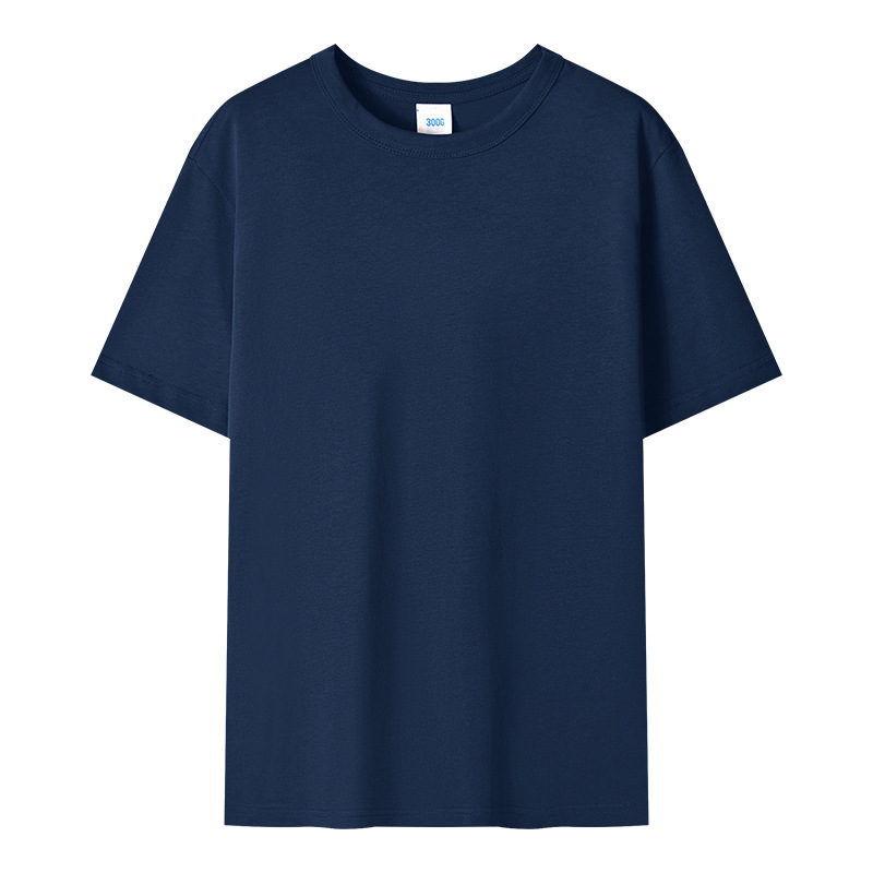 Schwergewicht Herren T-Shirt einfarbig Retro reine Baumwolle Rundhalsausschnitt Base Shirt - Bild 22 von 23