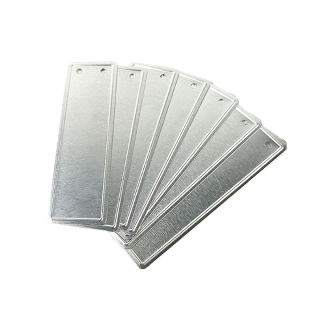 Aluminum Plant Label Tree Tags with Metal Wires Double-Sided Write Greenhouse 50