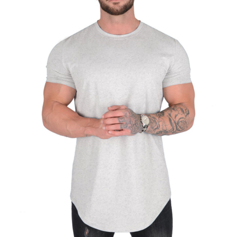 Mens Bodybuilding Gym T-Shirt Workout Shirt Muscle Tee Men Fitness Clothing Tops