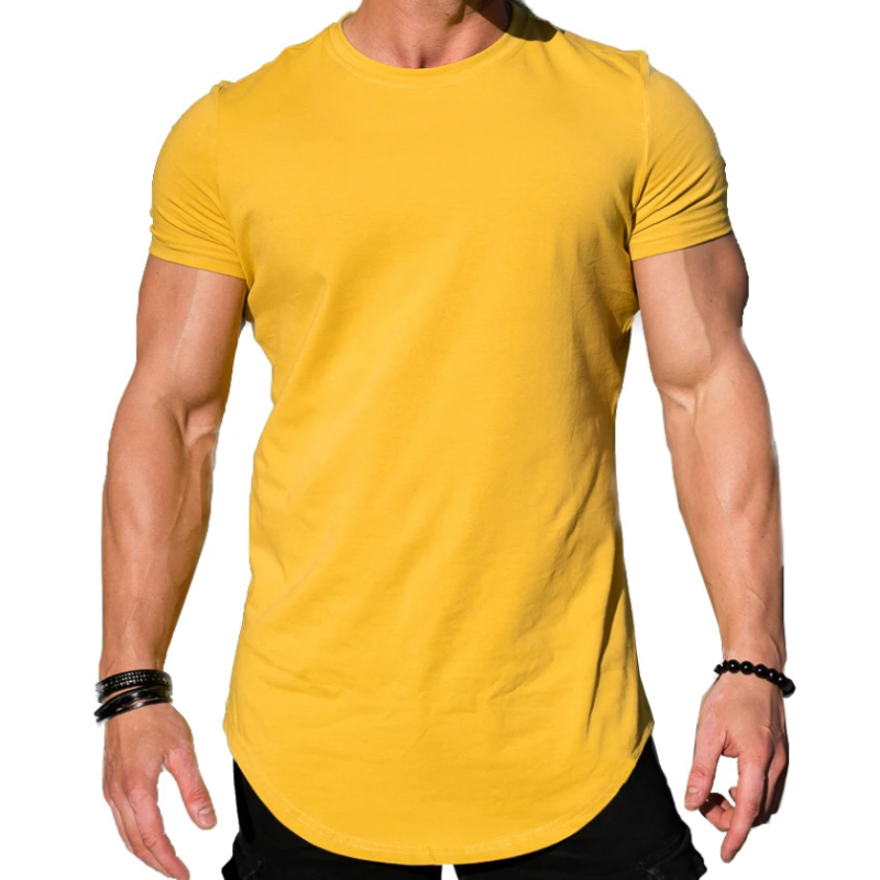 Mens Bodybuilding Gym T-Shirt Workout Shirt Muscle Tee Men Fitness Clothing Tops