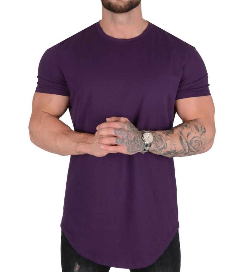 Mens Bodybuilding Gym T-Shirt Workout Shirt Muscle Tee Men Fitness Clothing Tops