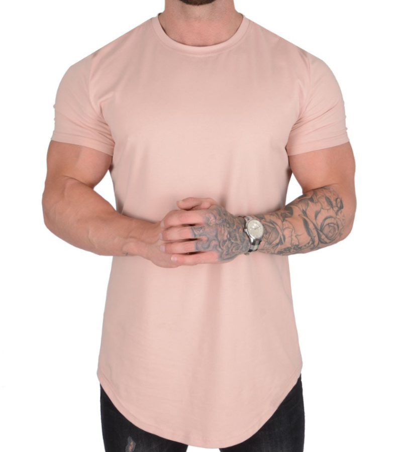 Mens Bodybuilding Gym T-Shirt Workout Shirt Muscle Tee Men Fitness Clothing Tops