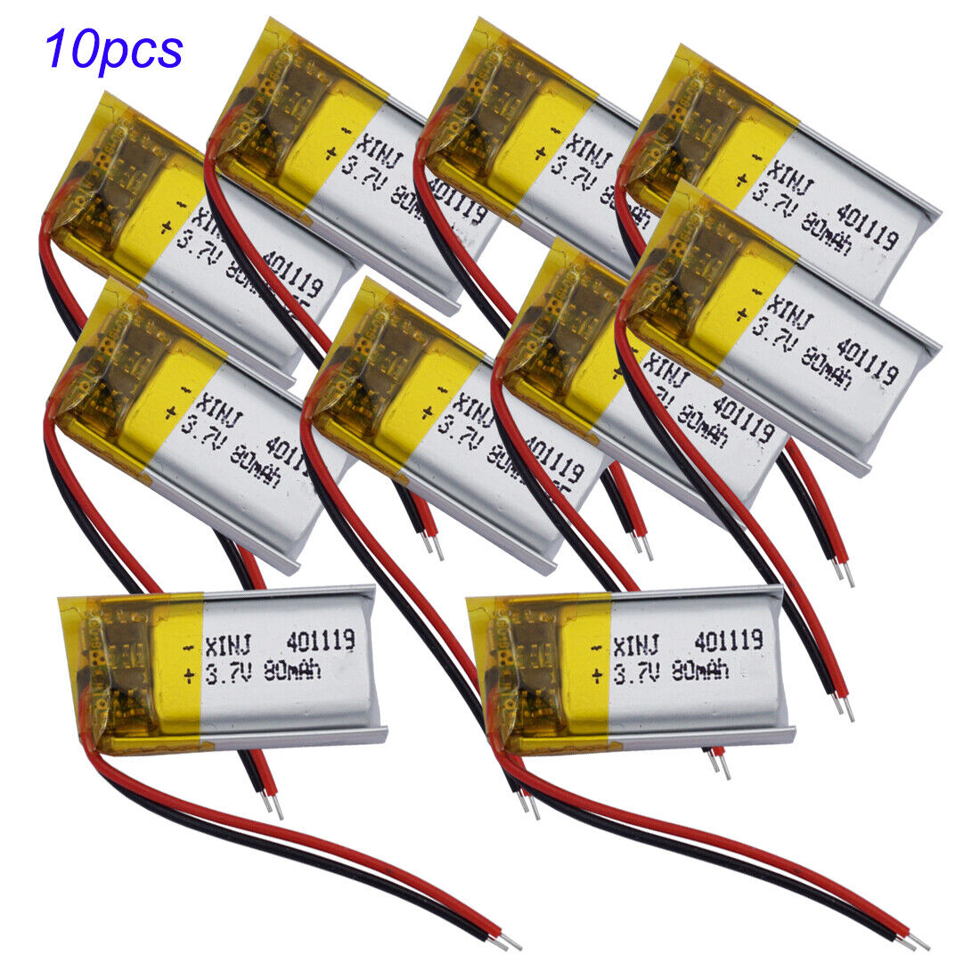 3.7V 80mAh Polymer Lipo Battery 041119 For GPS Sat Nav Headset Bluetooth 401119 - Picture 17 of 17