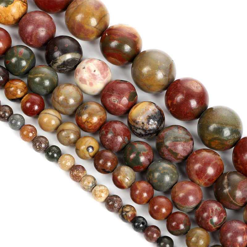 Natural Red Stone Beads Tiger Eye Pink Agate Quartz Jade Loose Spacer Beads - Picture 33 of 42
