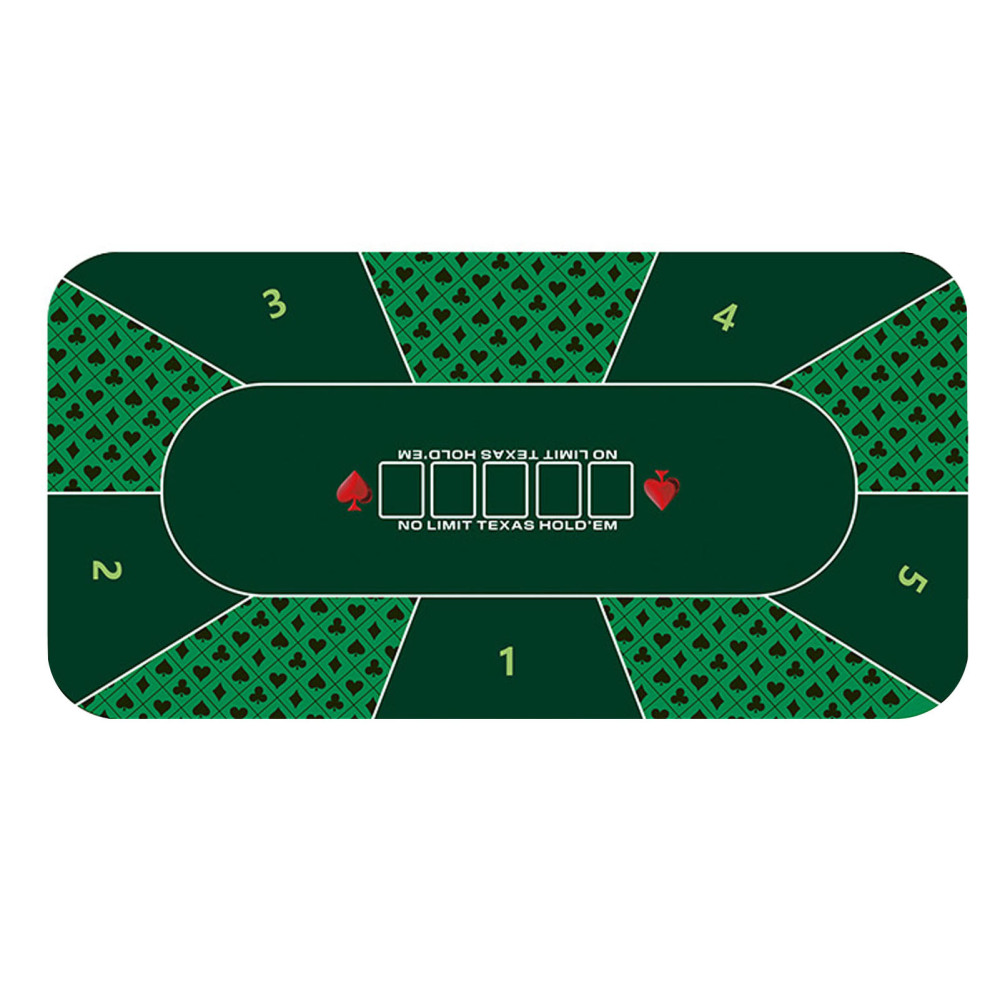 60*120cm Poker Rubber Mat Poker Topper for Tables Suitable for Fundraisers