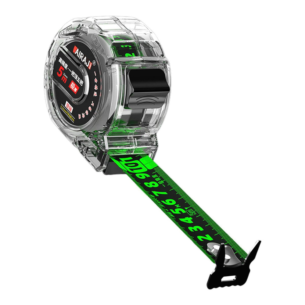 7.5M/24.6ft Tape Measure Stainless Steel Retractable Easy To Read Measuring Tool
