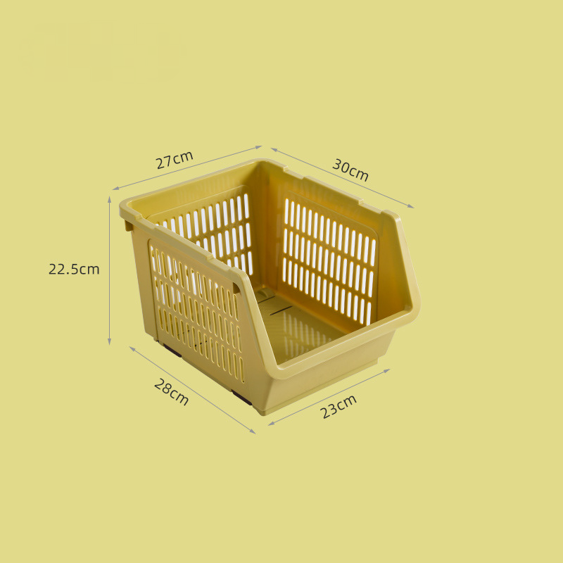 Hot KITCHEN STORAGE STACKING STACKABLE BASKET FRUIT VEGETABLE RACK - Picture 9 of 16
