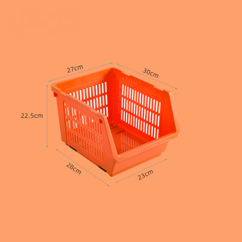 Hot KITCHEN STORAGE STACKING STACKABLE BASKET FRUIT VEGETABLE RACK - Picture 10 of 16
