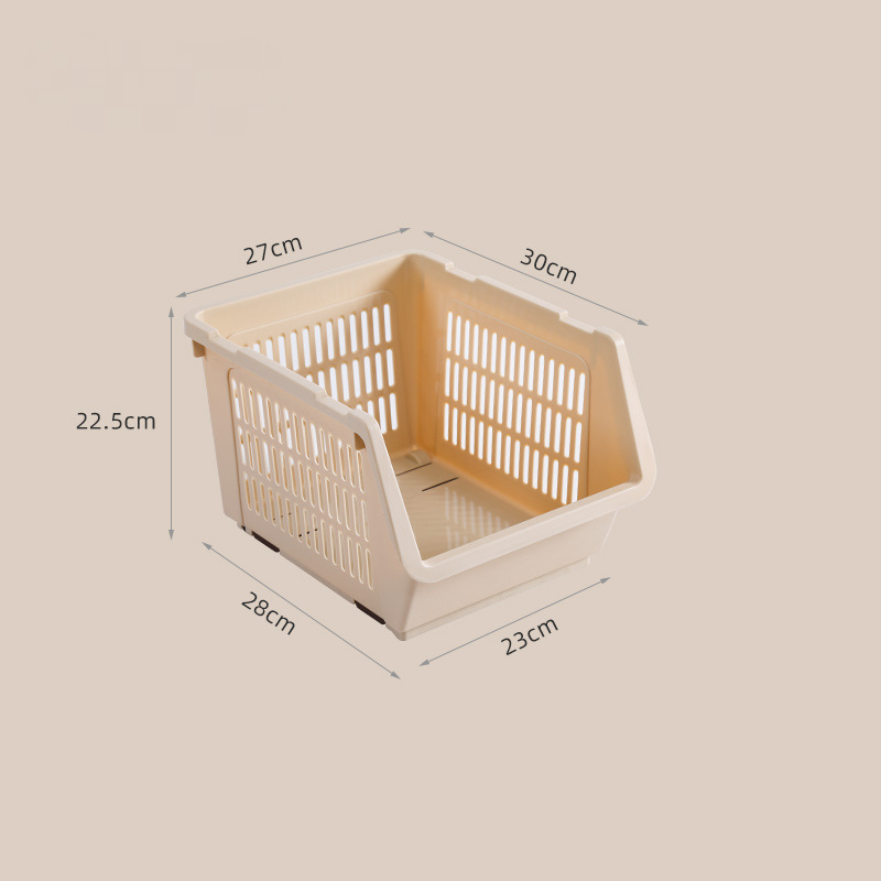 Hot KITCHEN STORAGE STACKING STACKABLE BASKET FRUIT VEGETABLE RACK - Picture 11 of 16