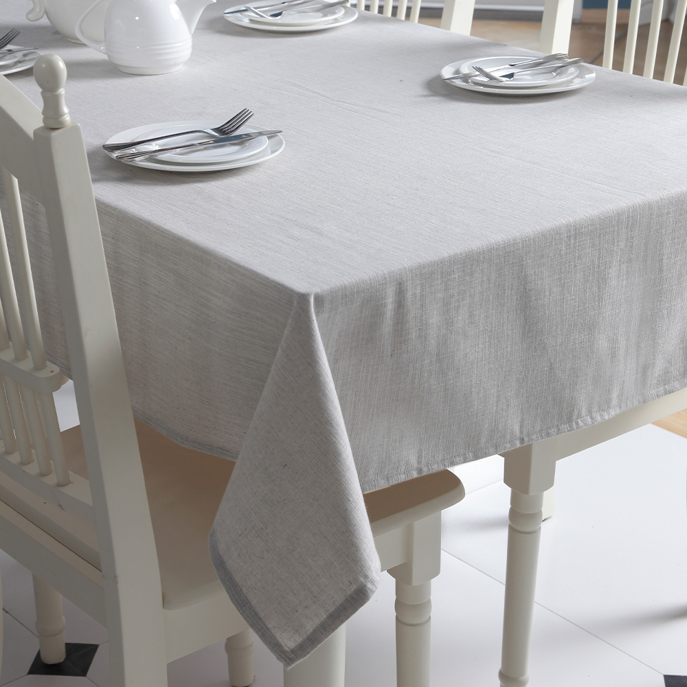 Cotton Linen Table Cloth Cover Rectangle Square Tablecloth Kitchen Dining Decor - Picture 31 of 48