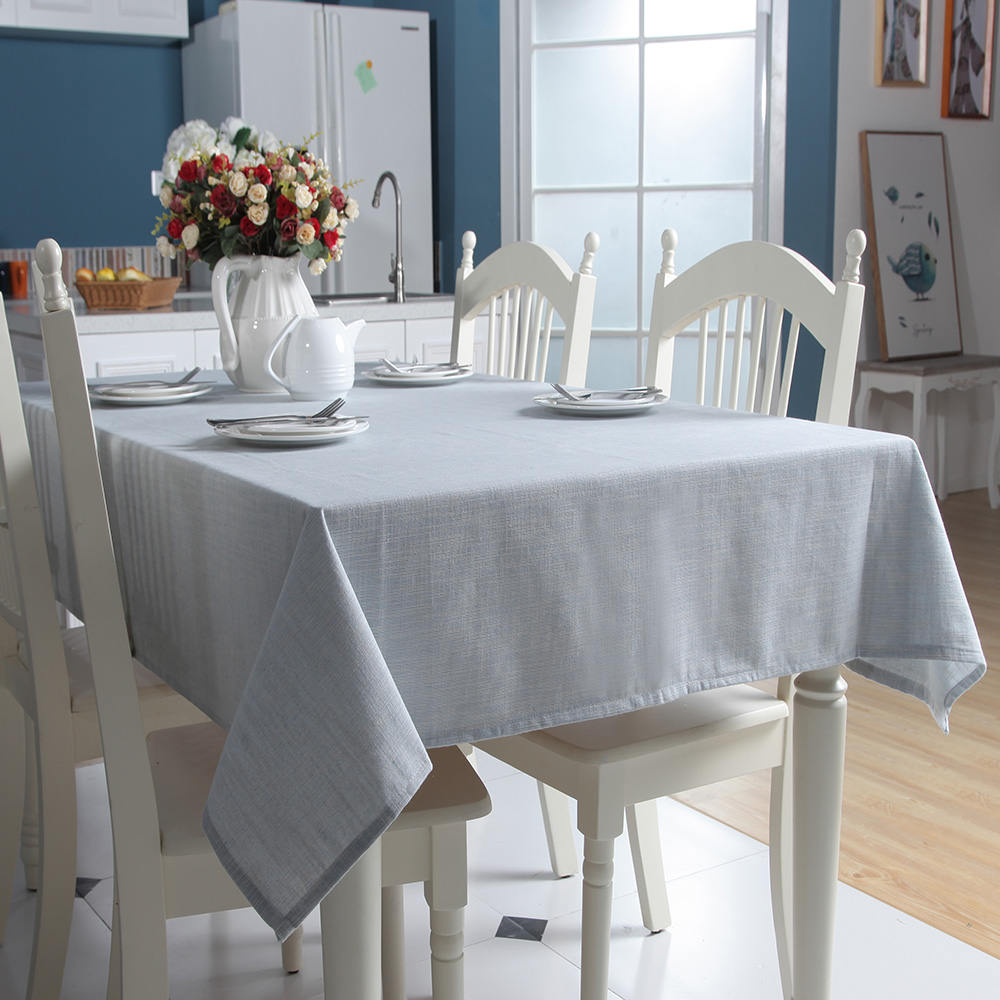 Cotton Linen Table Cloth Cover Rectangle Square Tablecloth Kitchen Dining Decor - Picture 33 of 48