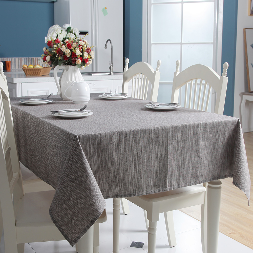 Cotton Linen Table Cloth Cover Rectangle Square Tablecloth Kitchen Dining Decor - Picture 46 of 48