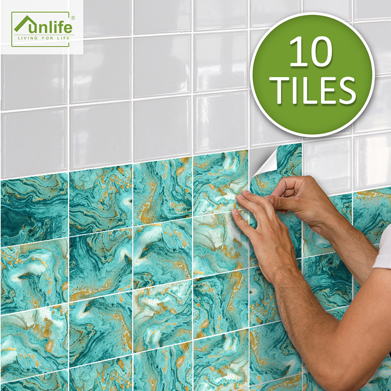 90Pcs Mosaic Wall Tile Sticker Bathroom Kitchen Home Decal Decor Self Adhesive - Picture 62 of 120