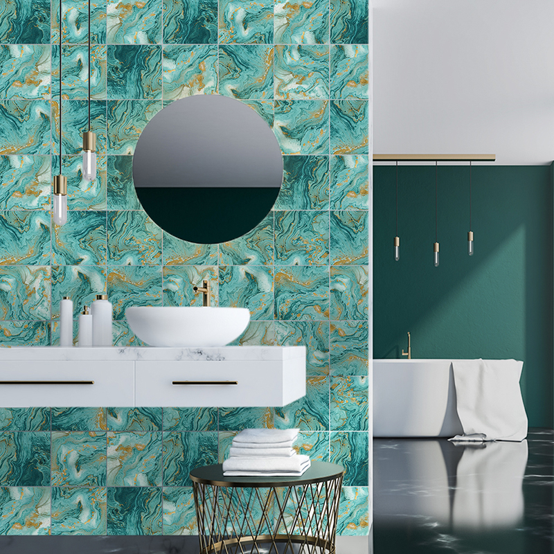 90Pcs Mosaic Wall Tile Sticker Bathroom Kitchen Home Decal Decor Self Adhesive - Picture 66 of 120
