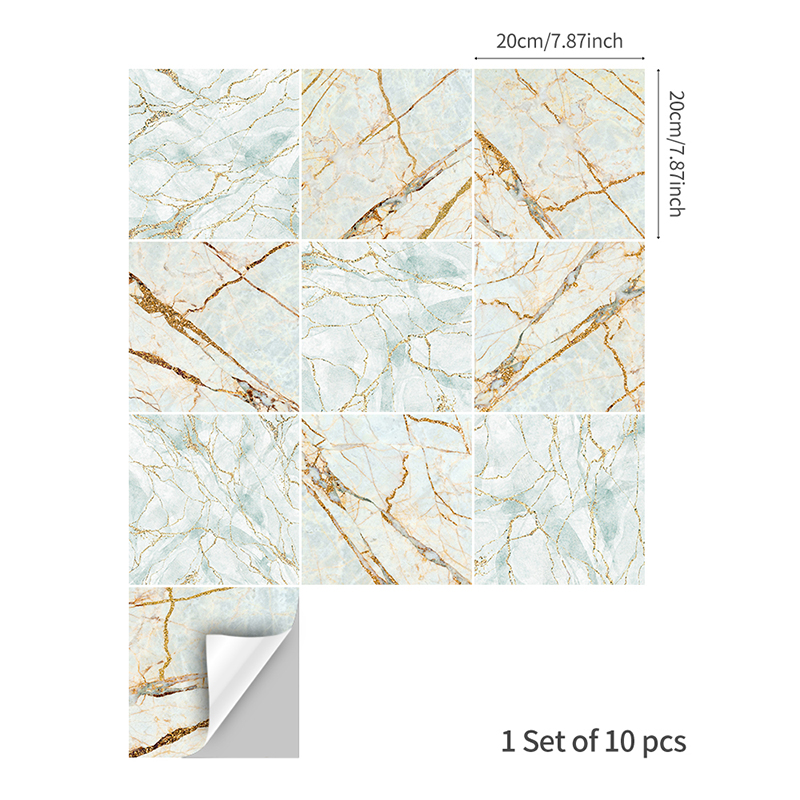 90Pcs Mosaic Wall Tile Sticker Bathroom Kitchen Home Decal Decor Self Adhesive - Picture 86 of 120