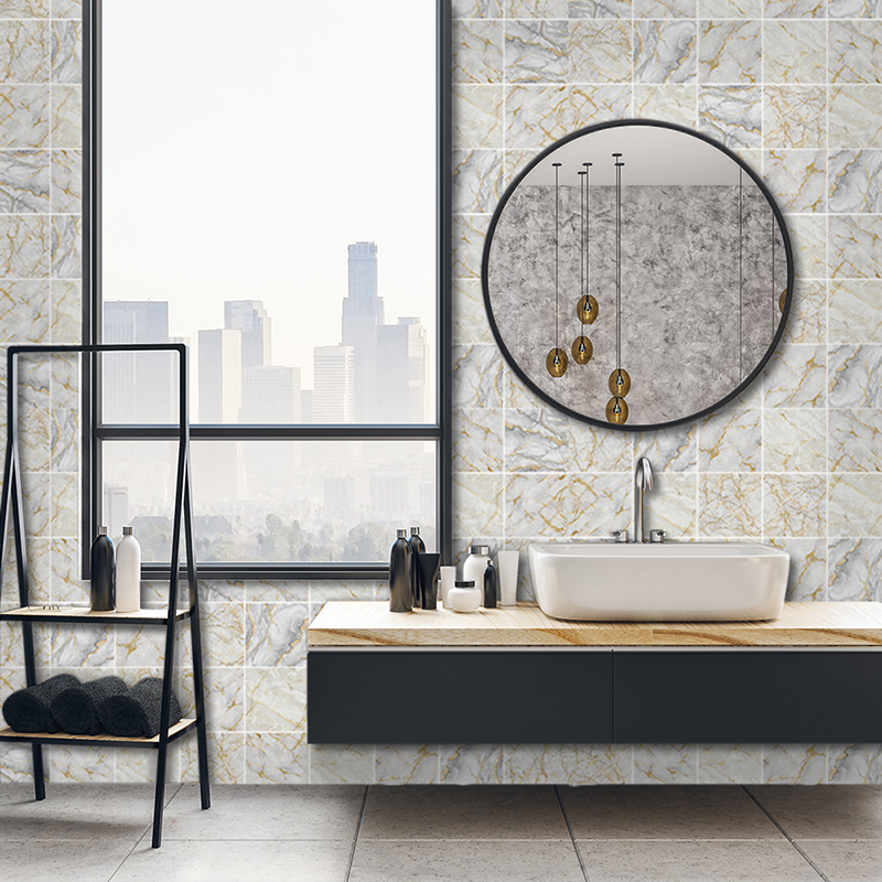 90Pcs Mosaic Wall Tile Sticker Bathroom Kitchen Home Decal Decor Self Adhesive - Picture 102 of 120