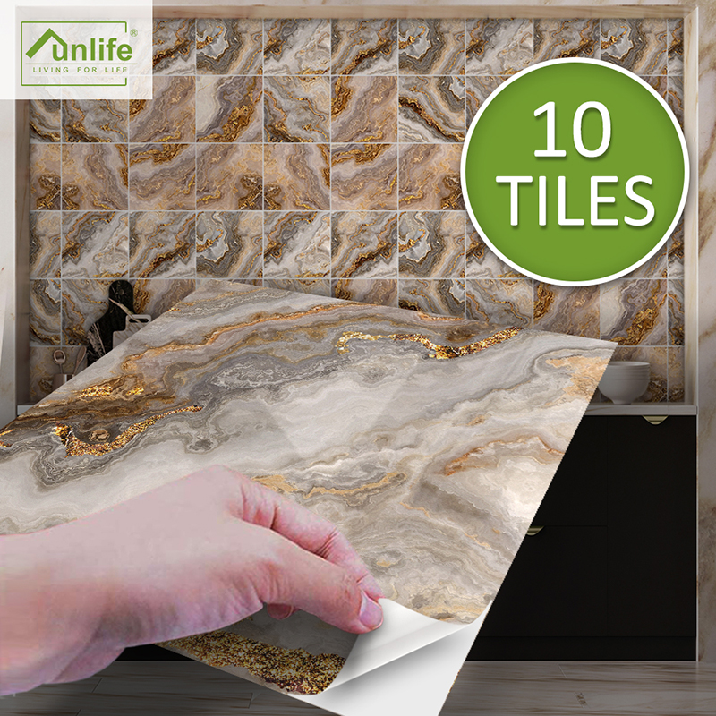 90Pcs Mosaic Wall Tile Sticker Bathroom Kitchen Home Decal Decor Self Adhesive - Picture 116 of 120