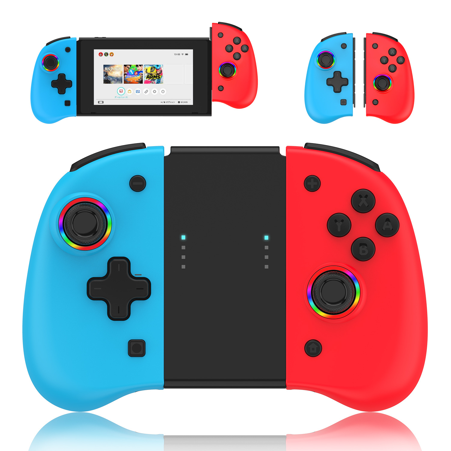Game Controller for Switch/OLED with Adjustable TURBO/Vibration/Programmable/RGB - Picture 24 of 56