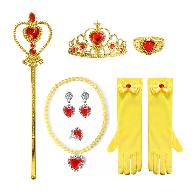 Girls Beauty and the Beast Princess Belle Fancy Dress Up Costume Party Clothing - Picture 35 of 61