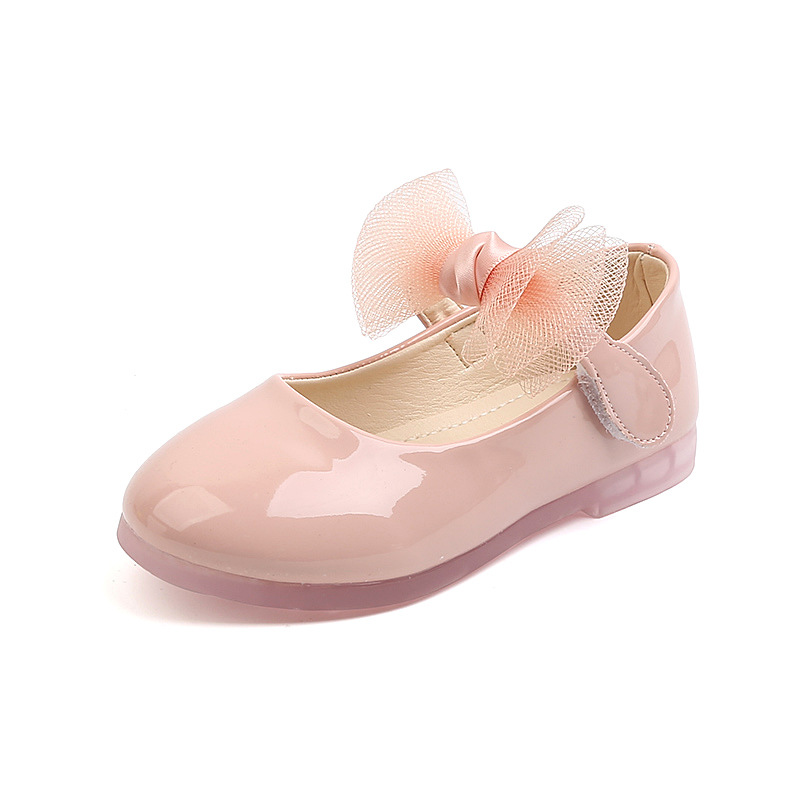 KIDS GIRLS RIBBON BOW SPANISH WEDDING PARTY PATENT INFANTS TODDLER SHOES SIZE - Picture 17 of 19