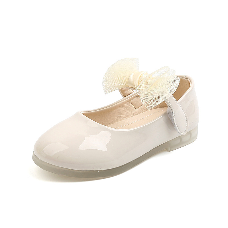 KIDS GIRLS RIBBON BOW SPANISH WEDDING PARTY PATENT INFANTS TODDLER SHOES SIZE - Picture 18 of 19